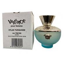 Load image into Gallery viewer, Versace Dylan Turquoise Pour Femme 3.4 oz 100 ml Eau de Toilette Spray Tester Women