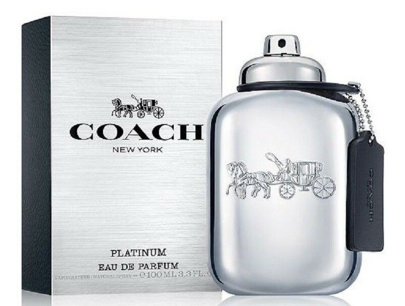 Coach New York Platinum 3.3 oz 100 ml Eau De Parfum Spray Men
