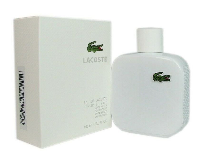 Lacoste L.12.12 Blanc Pure 3.3 oz 100 ml Eau De Toilette Spray Men