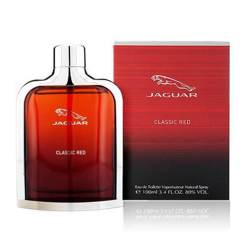 Jaguar Classic Red 3.4 oz 100 ml Eau De Toilette Spray Men