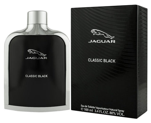 Jaguar Classic Black 3.4 oz 100 ml Eau De Toilette Spray Men