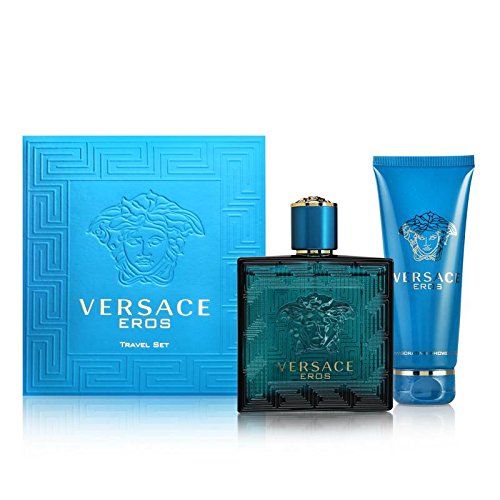 Versac Eros 2 Pieces Gift Set 3.4 oz Edty Spray & 3.4 oz Shower Gel Men
