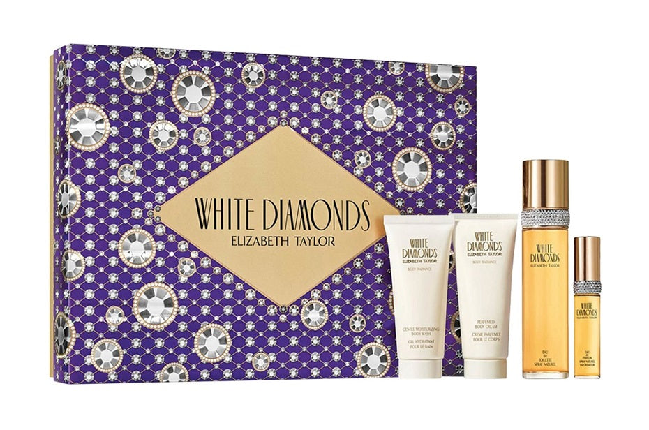 Elizabeth Taylor White Diamonds 4 Pieces Gift set Women