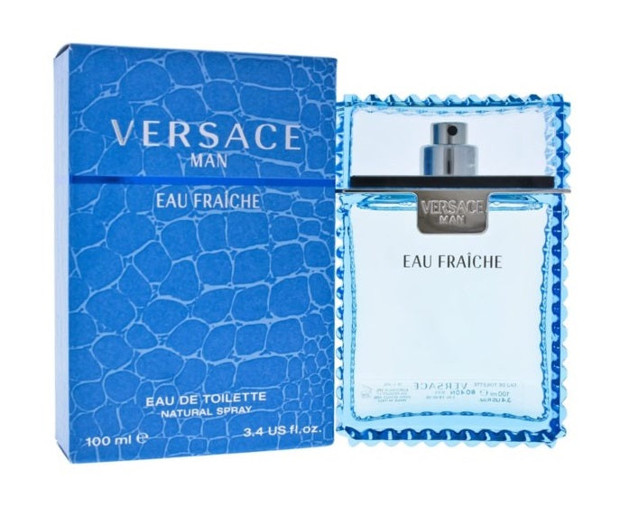 Versace Eau Fraiche 3.4 oz 100 ml Eau De Toilette Spray Men