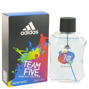 Adidas Team Five 3.4 oz 100 ml Eau De Toilette Spray Men