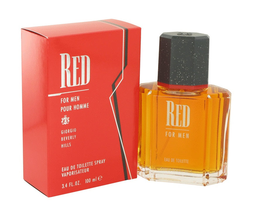 Giorgio Beverly Hills Red 3.4 oz 100 ml Eau De Toilette Spray Men