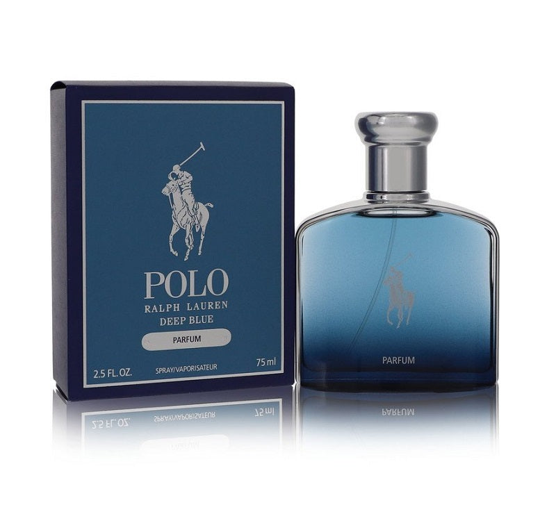 Ralph Lauren Polo Deep Blue 2.5 oz 75 ml Parfum Spray Men