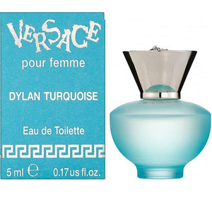 Versace Dylan Turquoise Mini 0.17 oz 5 ml Eau De Toilette Dab-On Splash Women