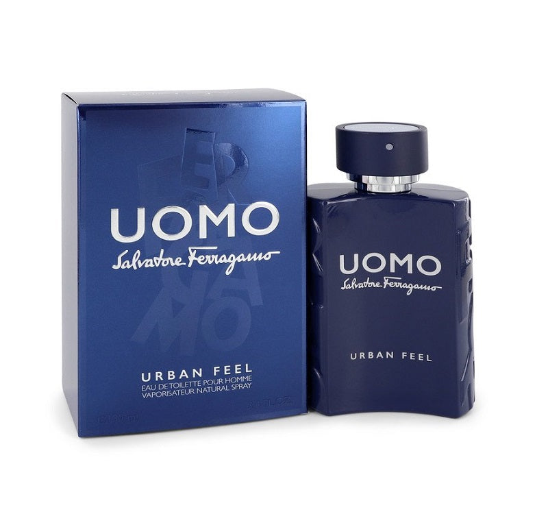 Salvatore Ferragamo Uomo Urban Feel 3.4 oz 100 ml Eau De Toilette Spra –  Perfume Cosmetics World