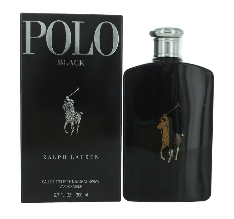 Ralph Lauren Polo Black 6.7 oz 200 ml Eau De Toilette Spray Men