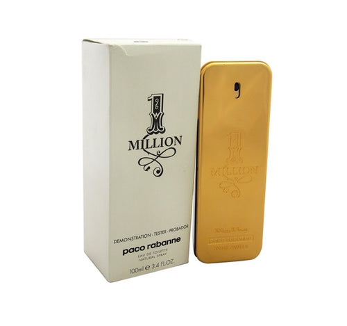 Paco Rabanne 1 Million 3.4 oz 100 ml Eau De Toilette Spray Tester Bottle Men