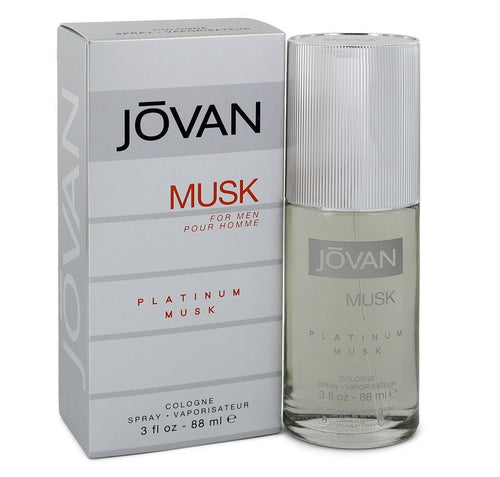 Jovan Musk Platinum Coty 3.0 oz 88 ml Cologne Spray Men