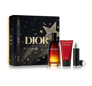 Christian Dior Fahrenheit 3 Pieces Set 3.4 oz & 0.3 oz Edt Spray & 1.7 oz SG