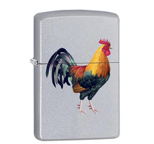 Load image into Gallery viewer, Zippo Lighter # 205 Stainless Satin Chrome - Rooster