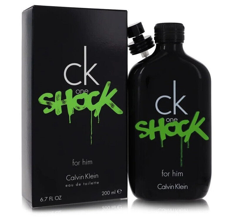 Ck One Shock Calvin Klein 6.7 oz 200 ml Eau De Toilette Spray Men