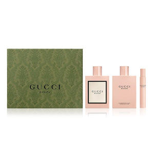 Gucci Bloom 3 Pieces Set 3.3 oz Edp Spray & 0.25 oz Edp Rollerball & 3.4 oz Body Lotion Women