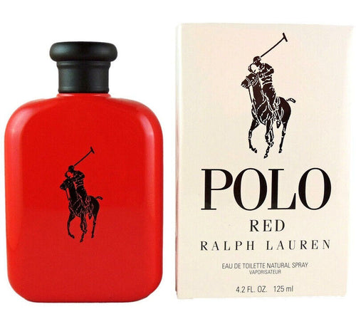 Ralph Lauren Polo Red 4.2 oz 125 ml Eau De Toilette Spray Tester Men
