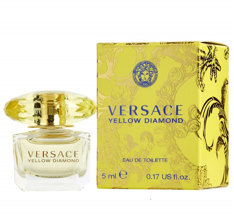 Versace Yellow Diamond Mini 0.17 oz 5 ml Eau De Toilette Dab-On Splash –  Perfume Cosmetics World