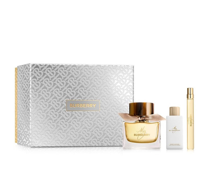 My Burberry 3 Pieces Set 3.0 oz & 0.25 oz Edp Spay & 2.5 oz Body Lotion Women