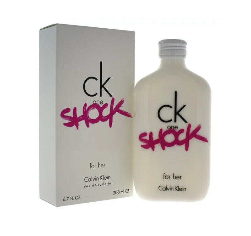 Ck One Shock Calvin Klein 6.7 oz 200 ml Eau De Toilette Spray Women