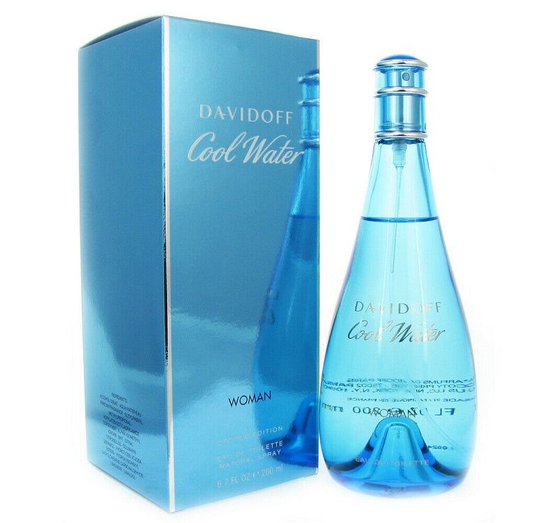 Davidoff Cool Water 6.7 oz 200 ml Eau De Toilette Spray Women
