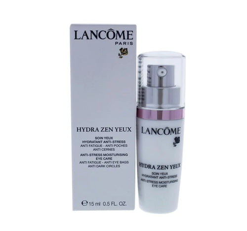 Lancome Hydra Zen Yeux Hydratant Anti-Stress Eye Care Anti Fatigue- Anti Eye Bags - Anti Dark Circles 0.5 oz 15 ml