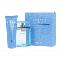 Load image into Gallery viewer, Versace Eau Fraiche 2 Pices Gift Set 3.4 oz Edt Spray  &amp; 3.4 oz Perfumed Bath &amp; Shower Gel Men