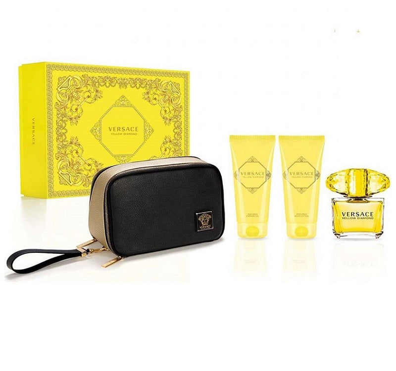 Versace Yellow Diamond 4 Pieces Gift Set Women