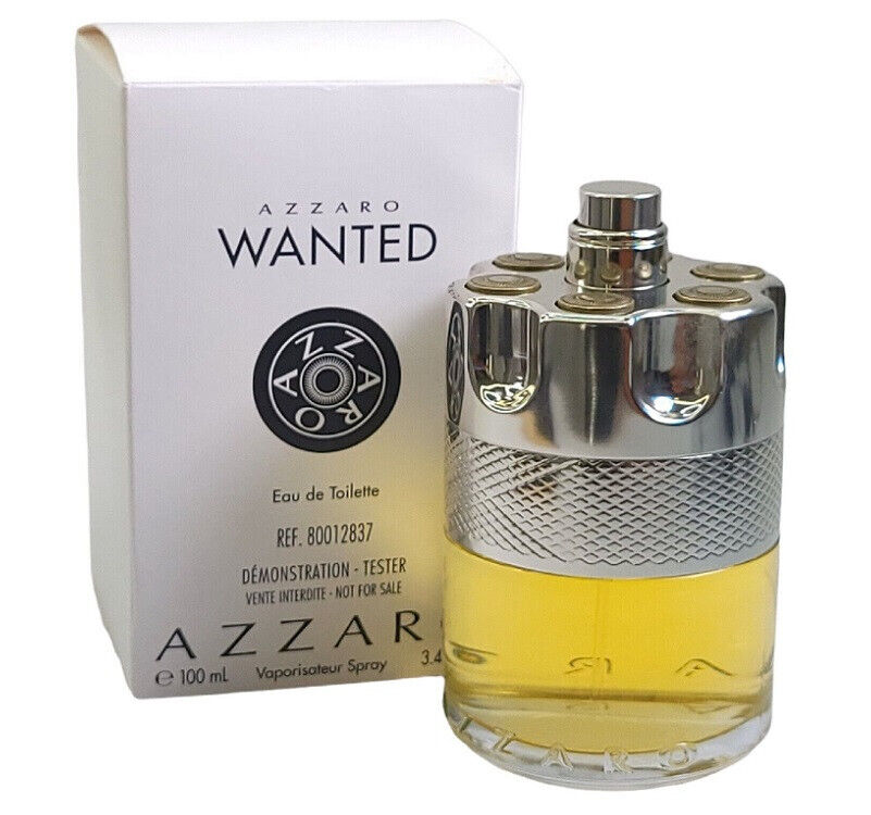 Azzaro Wanted 3.4 oz 100 ml Eau De Toilette Spray Tester Men