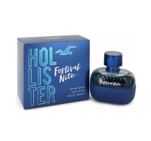 Hollister Festival Nite 3.4 oz 100 ml Eau De Toilette Spray Men